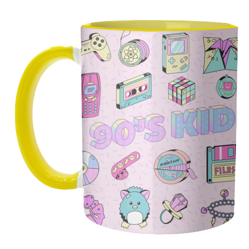 90's Kid - unique mug by Lilly Rose