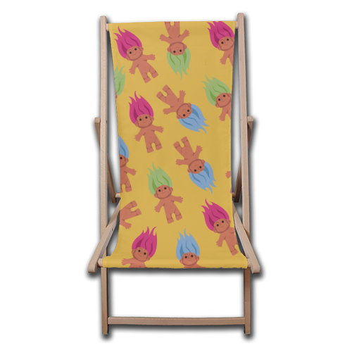 90s Vibes - canvas deck chair by Laura Lonsdale