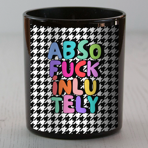 Absofuckinlutely - scented candle by Nida Designs