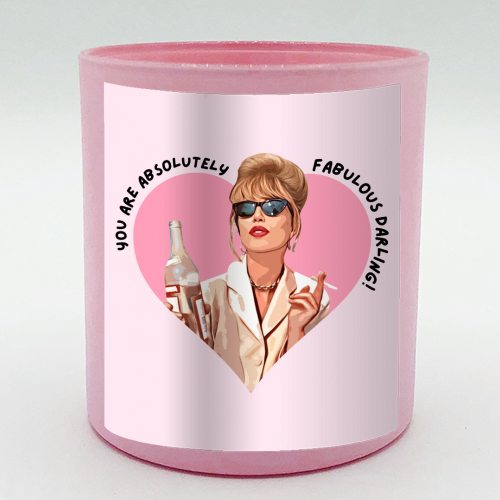 Absolutely Fabulous Darling! - scented candle by DOLLY WOLFE