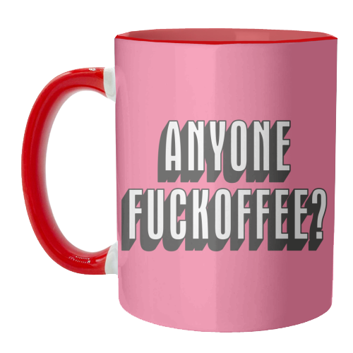 Anyone Fuckoffee? - unique mug by Claire Atwood