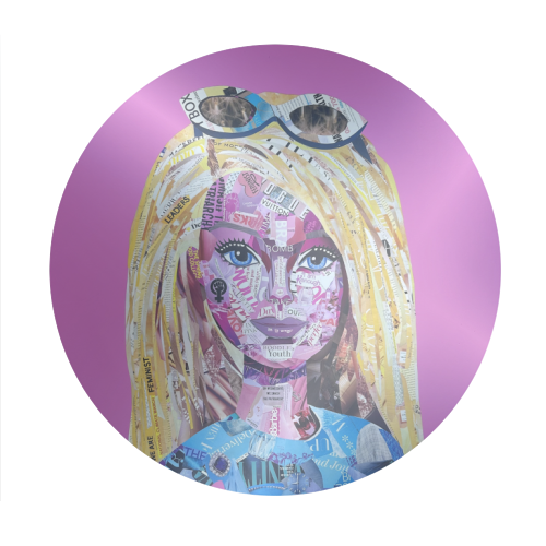 Barbie! - Circle Sticker by Kirstie Taylor