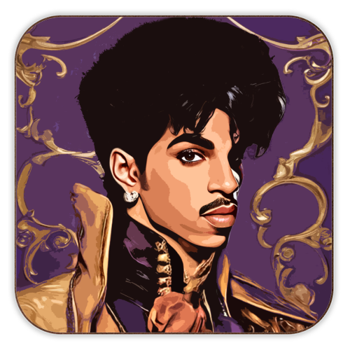 BAROQUE PRINCE - personalised beer coaster by DOLLY WOLFE