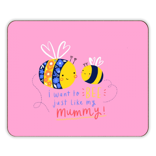 Bee like mummy - designer placemat by Jessica Moorhouse