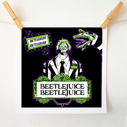 Beetlejuice Beetlejuice - A1 - A4 art print by Niomi Fogden