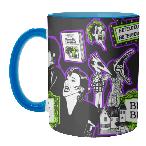 Beetlejuice Beetlejuice - unique mug by Niomi Fogden