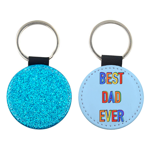 Best Dad Ever (3D Hand Drawn Version) - keyring by Adam Regester