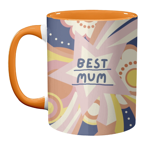 Best Mum Giftware - unique mug by Giddy Kipper