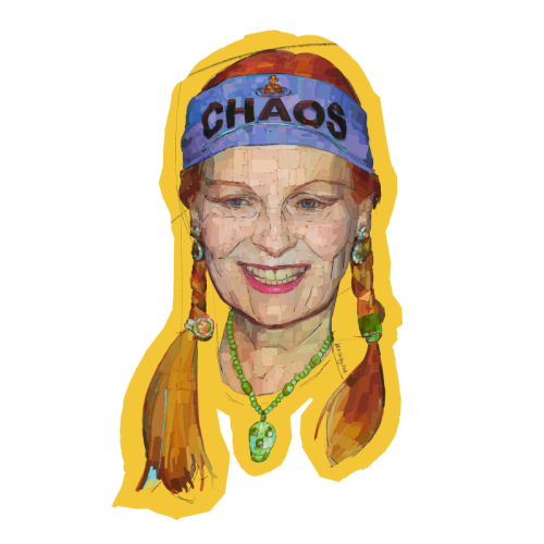 Chaos Vivienne - Die Cut Sticker by Beverley Rae