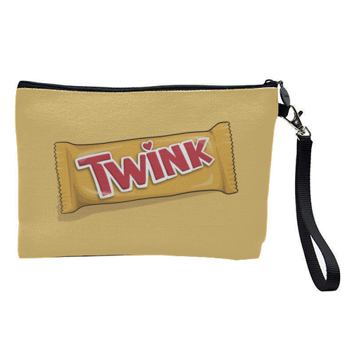 Cute Twink Artwork For Chocolate Lovers - pretty makeup bag by Running With Scissors