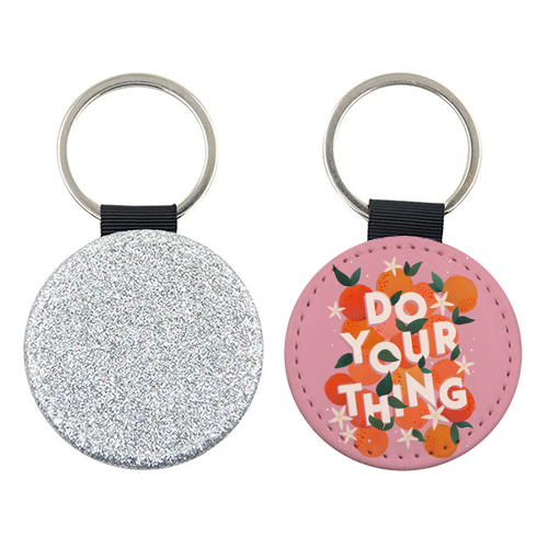 Do Your Thing - Summer Oranges - keyring by Ania Wieclaw