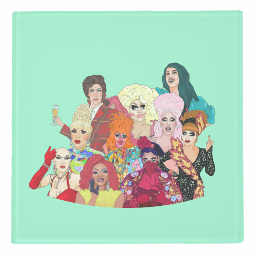 Drag Royalty - personalised beer coaster by The Queer Store