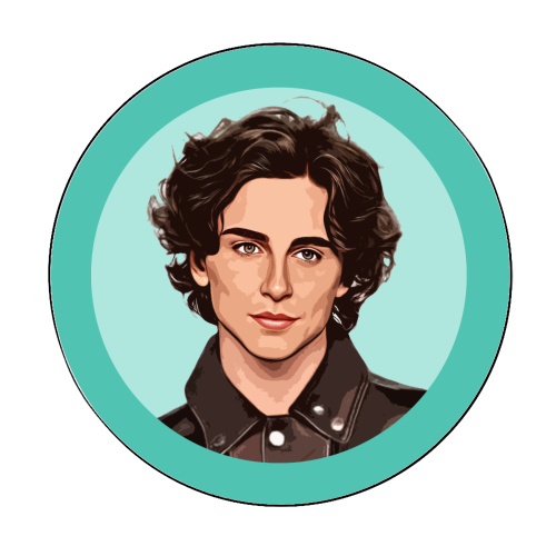 DREAMY TIM - Circle Sticker by DOLLY WOLFE