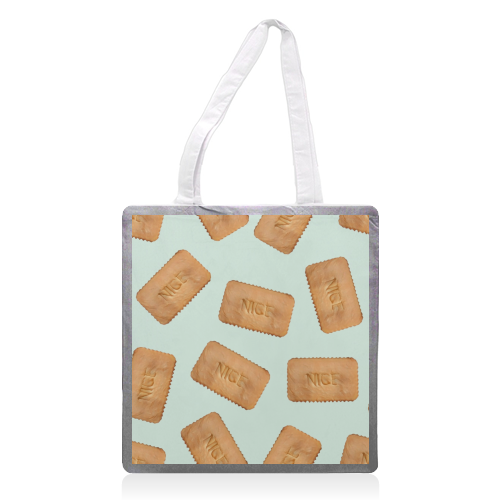 EAT THEM ALL - printed canvas tote bag by Wallace Elizabeth