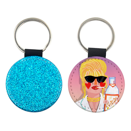 F@%KING FABULOUS - keyring by Nichola Cowdery