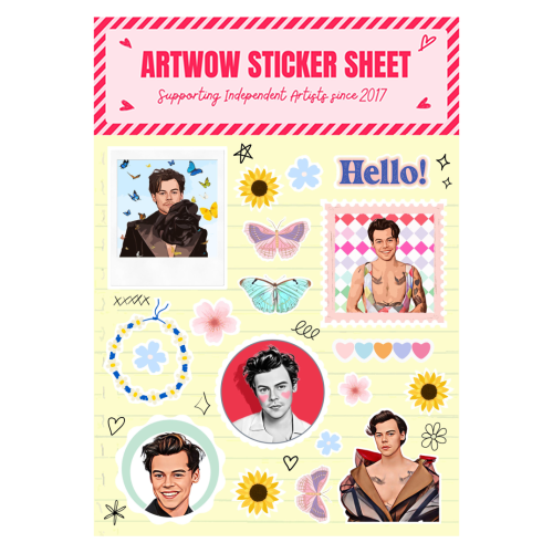 FasHUN Harry - Sticker Sheet by DOLLY WOLFE