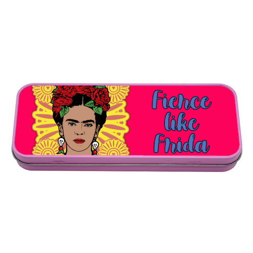 Fierce like Frida - tin pencil case by Bite Your Granny