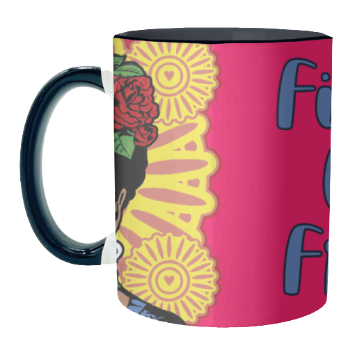 Fierce like Frida - unique mug by Bite Your Granny