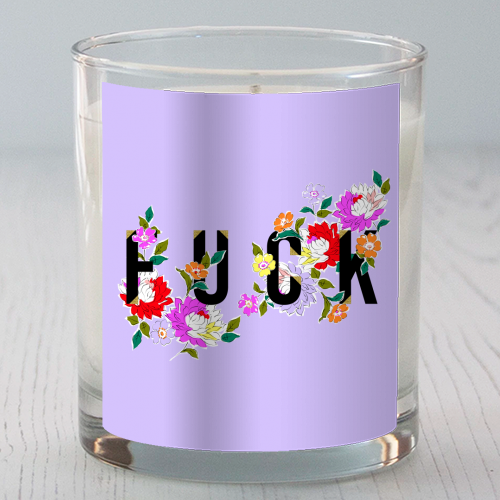 FUCK FLORAL - scented candle by PEARL & CLOVER