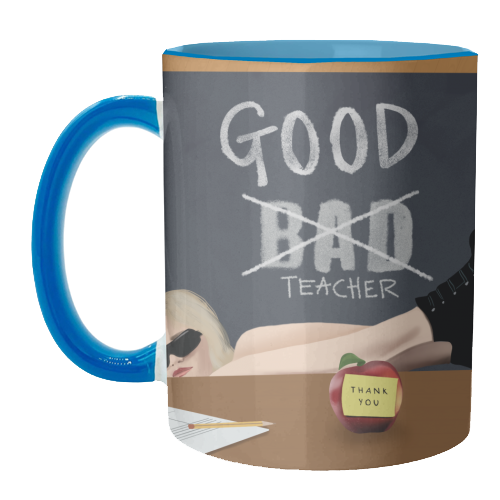 Funny Teacher Giftware - unique mug by AbiGoLucky