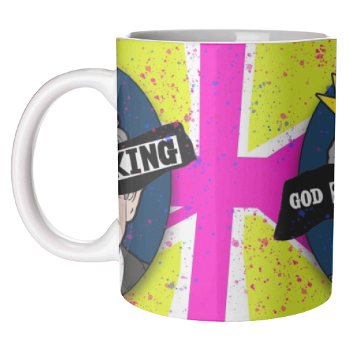 God Save The King - unique mug by Bite Your Granny