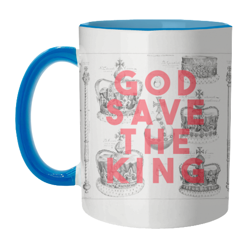 God Save The King - unique mug by The 13 Prints