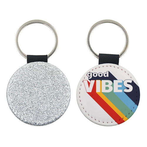 GOOD VIBES - keyring by Ania Wieclaw