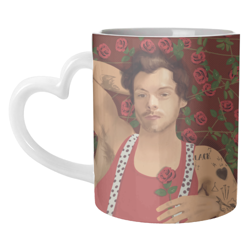 Harry Bed of Roses - unique mug by AbiGoLucky