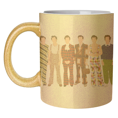 Harry Outfits - unique mug by Pink and Pip