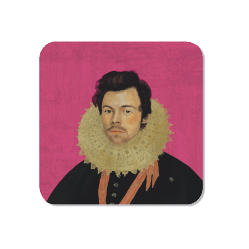 Harry Renaissance Painting Pink - Magnet by AbiGoLucky