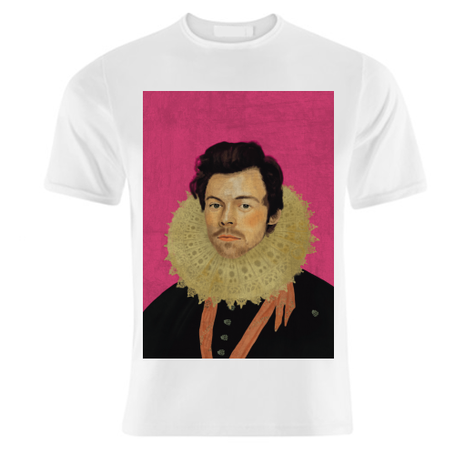 Harry Renaissance Painting Pink - unique t shirt by AbiGoLucky