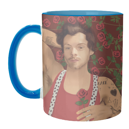 Harry Bed of Roses - unique mug by AbiGoLucky