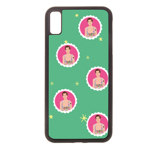 Harry Pretty in Pink And Green - stylish phone case by Laura Lonsdale