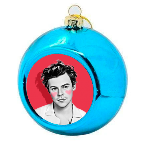 I HEART HARRY - colourful christmas bauble by DOLLY WOLFE