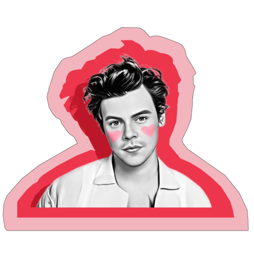 I HEART HARRY - Die Cut Sticker by DOLLY WOLFE