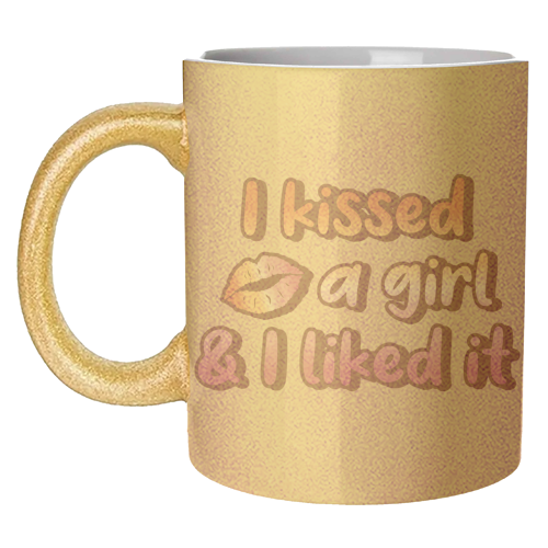 I Kissed A Girl - unique mug by Amy Farmer