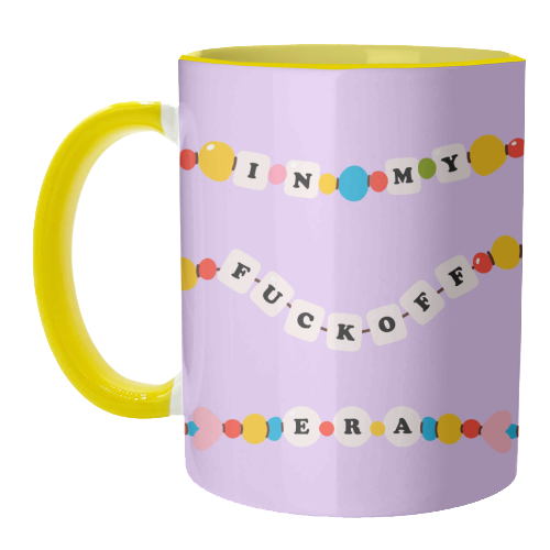 IN MY FUCK OFF ERA - unique mug by Lilly Rose