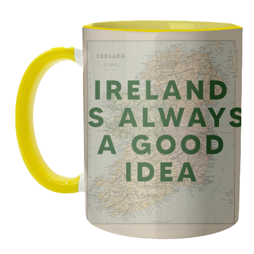 Ireland Is Always A Good Idea - unique mug by The 13 Prints