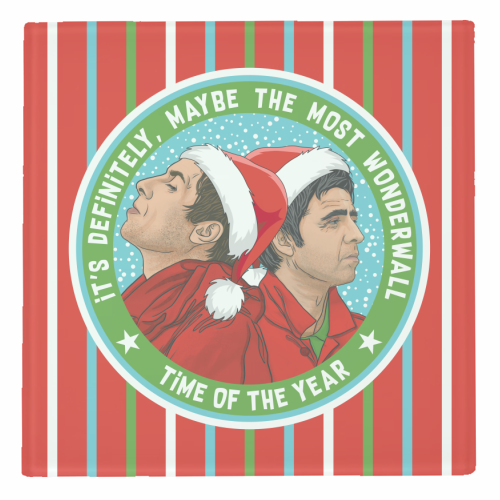 It's Definitely Maybe The Most Wonderwall Time of The Year - personalised beer coaster by Claire Atwood