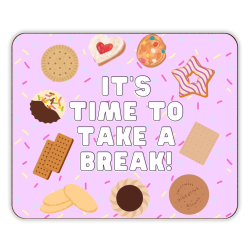 It's Time To Take A Break - designer placemat by Lilly Rose