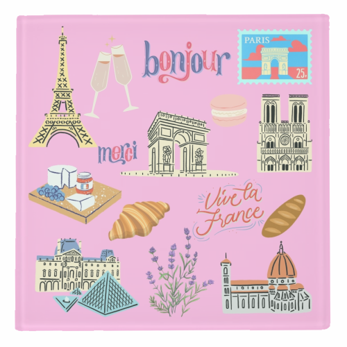 J'adore Paris - personalised beer coaster by Lilly Rose