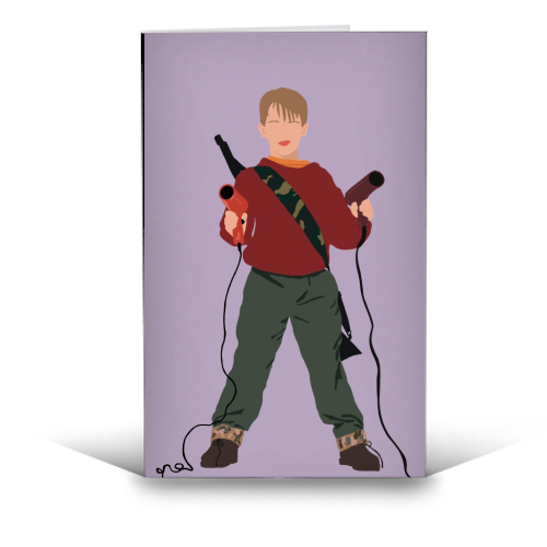 Kevin McCallister - funny greeting card by Cheryl Boland