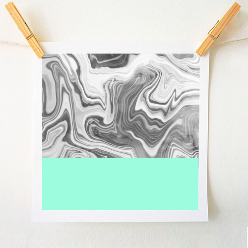 Liquid Sea - A1 - A4 art print by EMANUELA CARRATONI