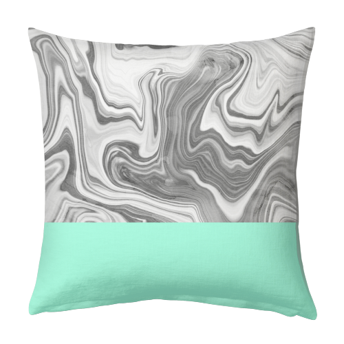 Liquid Sea - designed cushion by EMANUELA CARRATONI