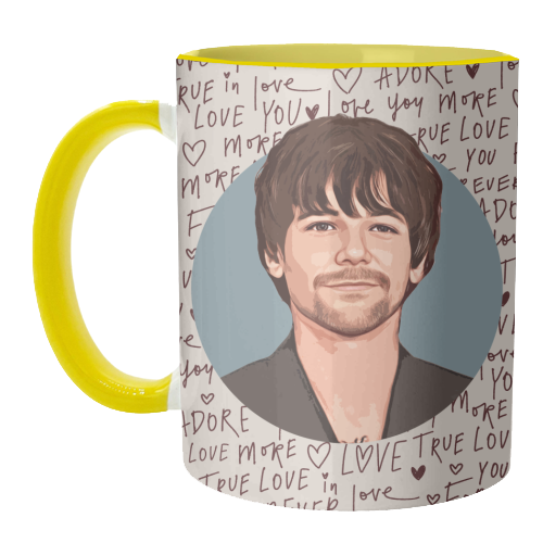 LOUIS LOVE - unique mug by DOLLY WOLFE