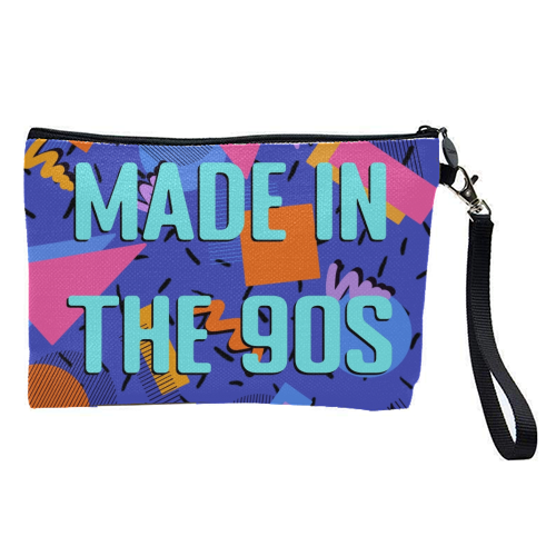 Made in the 90s print - pretty makeup bag by The Girl Next Draw