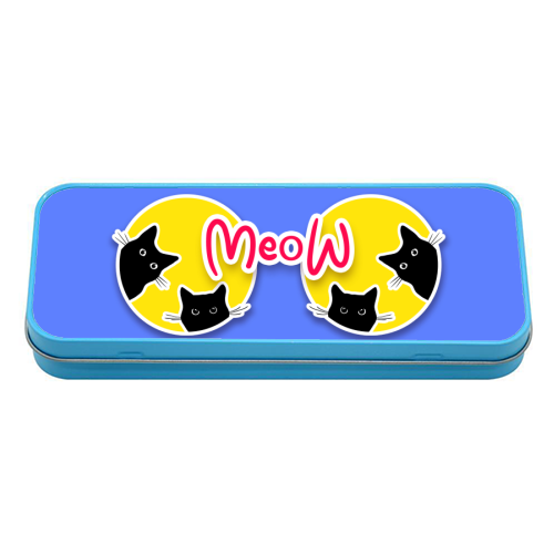 Meow - tin pencil case by Bite Your Granny