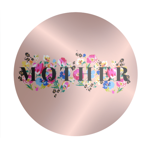 MOTHER - Circle Sticker by PEARL & CLOVER