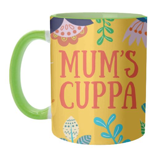 Mum's Cuppa Mother's Day Mug - unique mug by AbiGoLucky