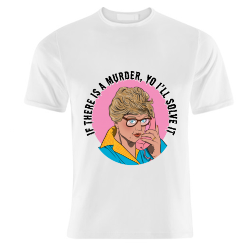 Murder She Wrote Mash Up - unique t shirt by Niomi Fogden